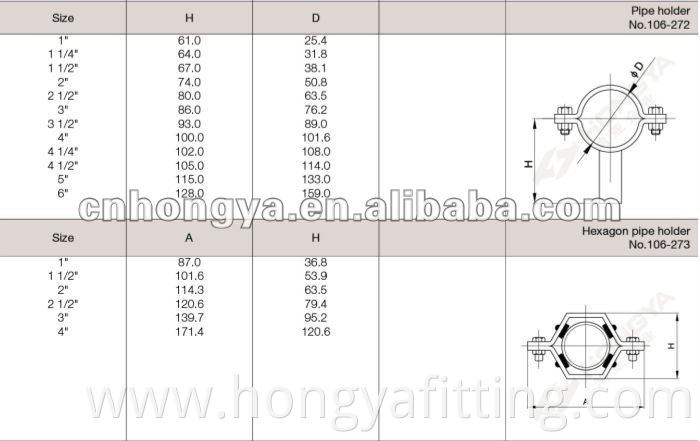 Stainless Steel Pipe Bracket